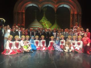 The Russian National Dance Show welcomed guests from Israel.